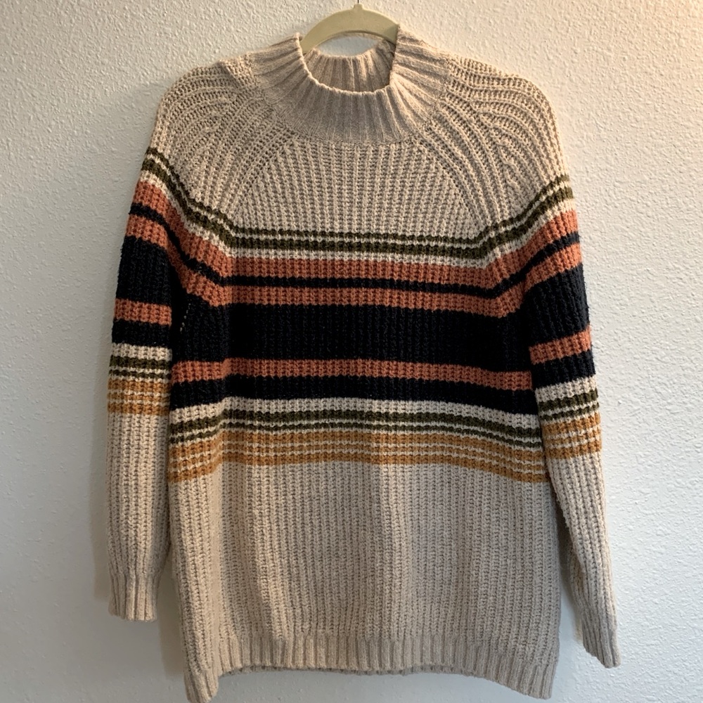 Universal Thread Autumn Oversized Striped Sweater